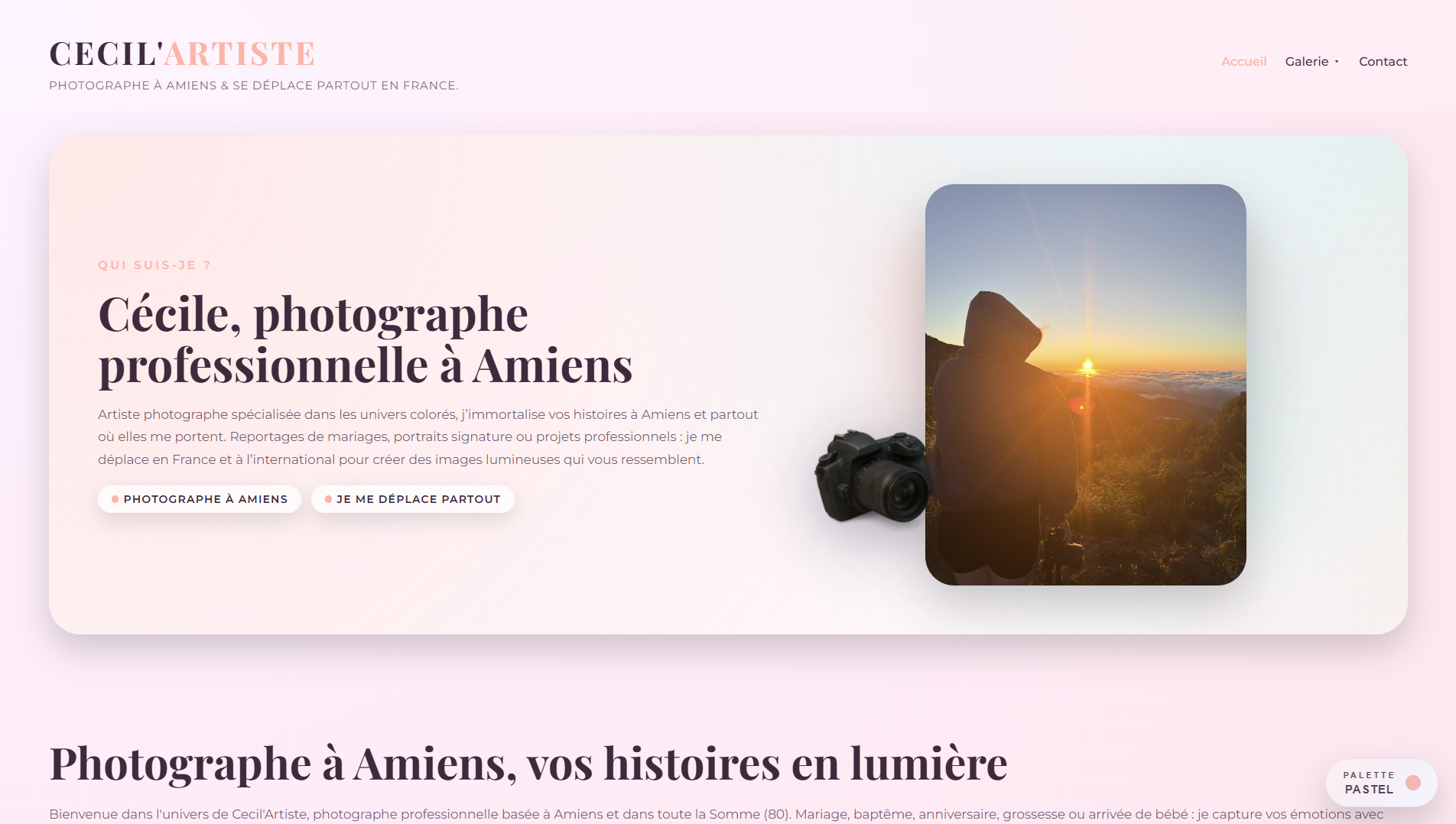 Aperçu du projet Cecil'Artiste